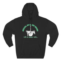 Guitars Cows & Horses Hoodie — Hoodies for Men Winter Farm Apparel - XS / Black - Hoodie