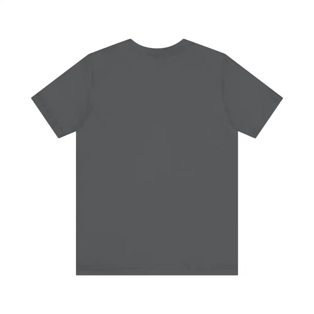 Gray short sleeve tee from Honey I Don’t Blame You offers a classic unisex jersey style