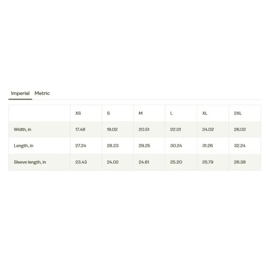 Imperial size chart for Honey I Don’t Blame You unisex horse lover tee