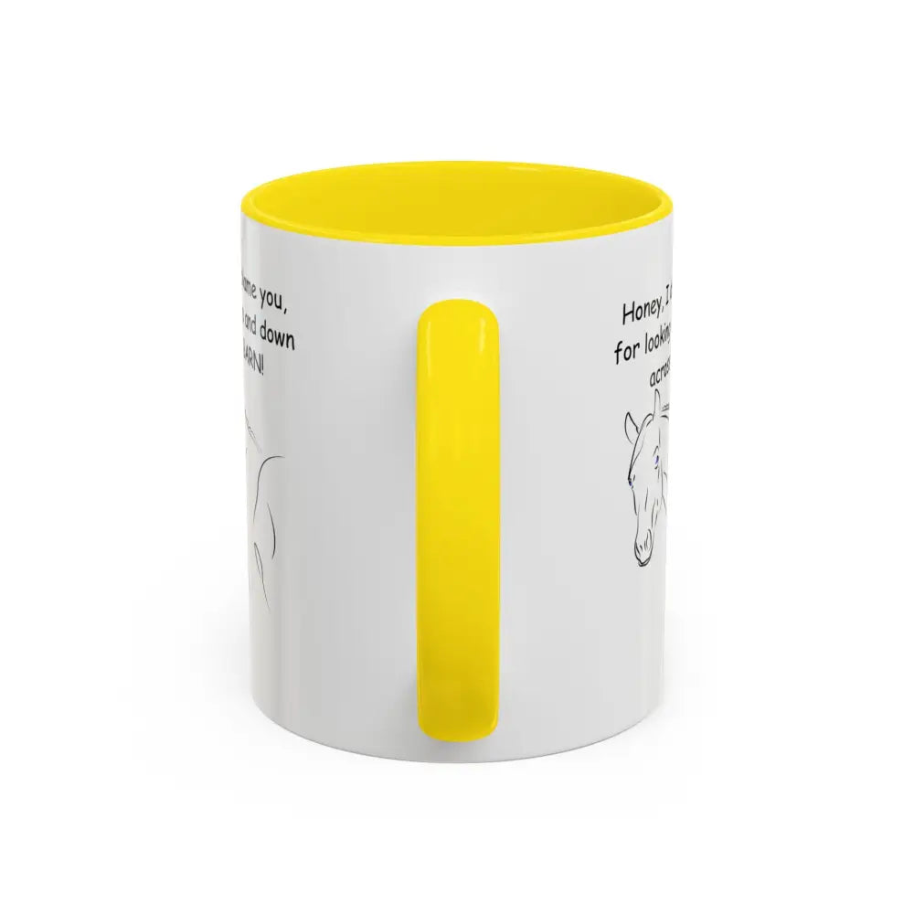 Horse Coffee Mugs Honey I Don’t Blame You for Looking Me Up and Down Coffee Mug 11oz Coffee Cup Mugs