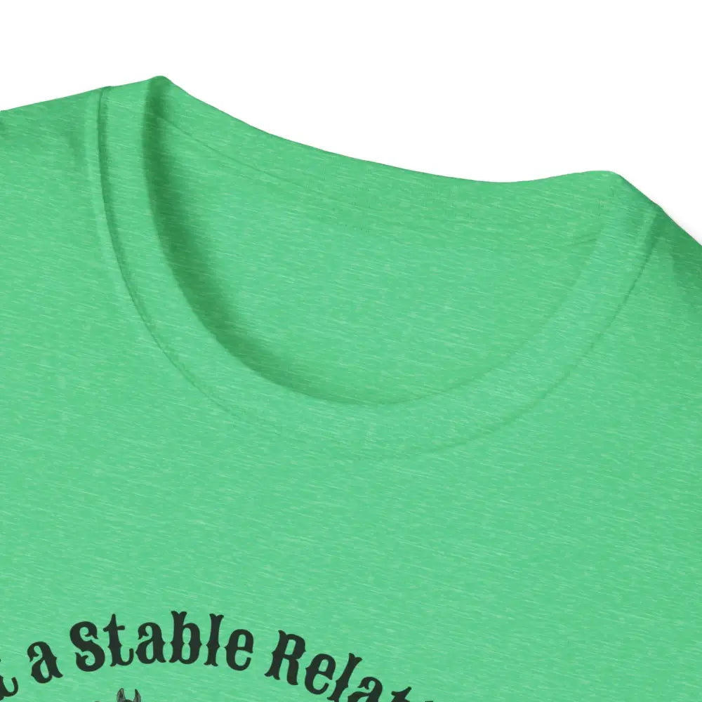 Horse Lover T-Shirt - Funny Quote Tee for Equestrian Enthusiasts Gift for Riders Stable Relationship Humor - T-Shirt