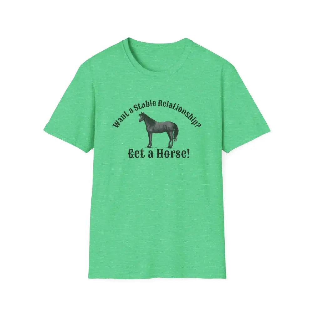 Horse Lover T-Shirt - Funny Quote Tee for Equestrian Enthusiasts Gift for Riders Stable Relationship Humor - S
