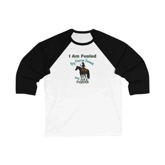 Horse Lover Baseball Tee, Horse and Coffee Lover's Baseball T-shirt - The Best New Thing