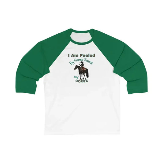 Horse Lover Baseball Tee, Horse and Coffee Lover's Baseball T-shirt - The Best New Thing