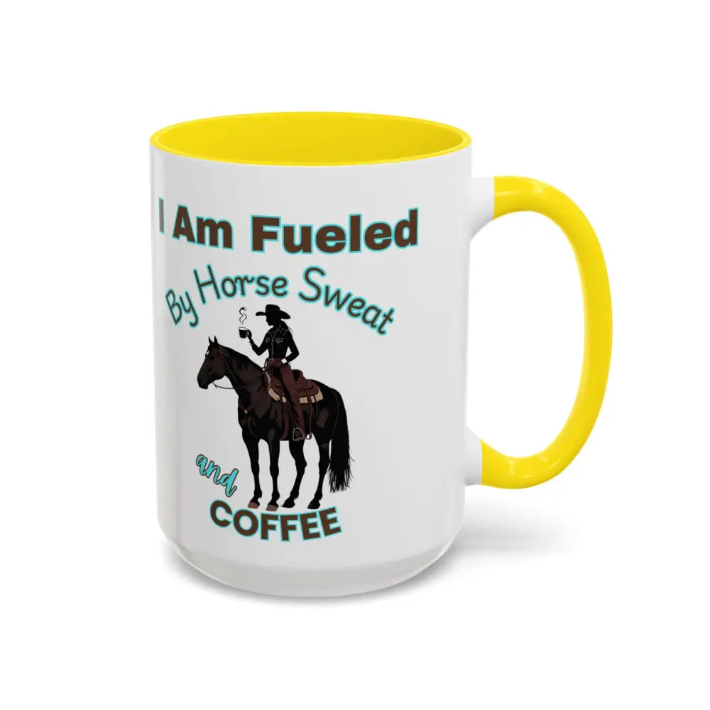 Horse Lover’s Coffee Mug I Am Fueled by Horse Sweat and Coffee Equestrian Gift Mugs