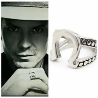 Horseshoe Stainless Steel Ring for Men, Western Jewelry - The Best New Thing