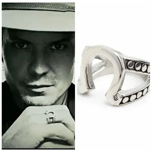 Horseshoe Stainless Steel Ring for Men, Western Jewelry - The Best New Thing