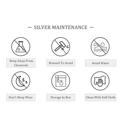 Horseshoe Necklace, Sterling Silver Lucky Cubic Zirconia Pendant - The Best New Thing