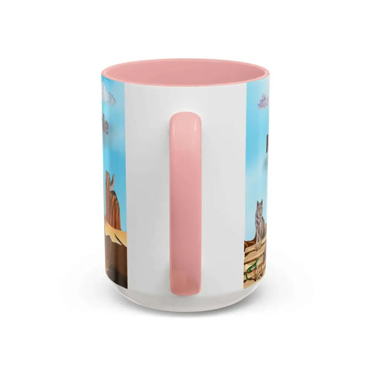 Humorous Cowboys Coffee Mug - Personalize IT - Pleading Cowboy and Sassy Horse Western Mug 15oz - Mug