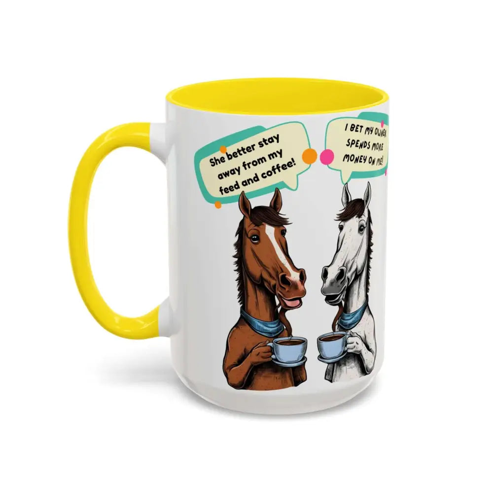 Humorous Horse Coffee Mug - Funny Gifts for Horse Lovers 15oz - Mugs