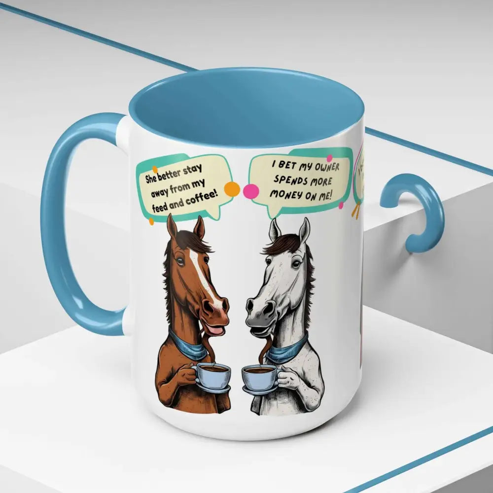 Humorous Horse Coffee Mug - Funny Gifts for Horse Lovers 15oz - Mugs