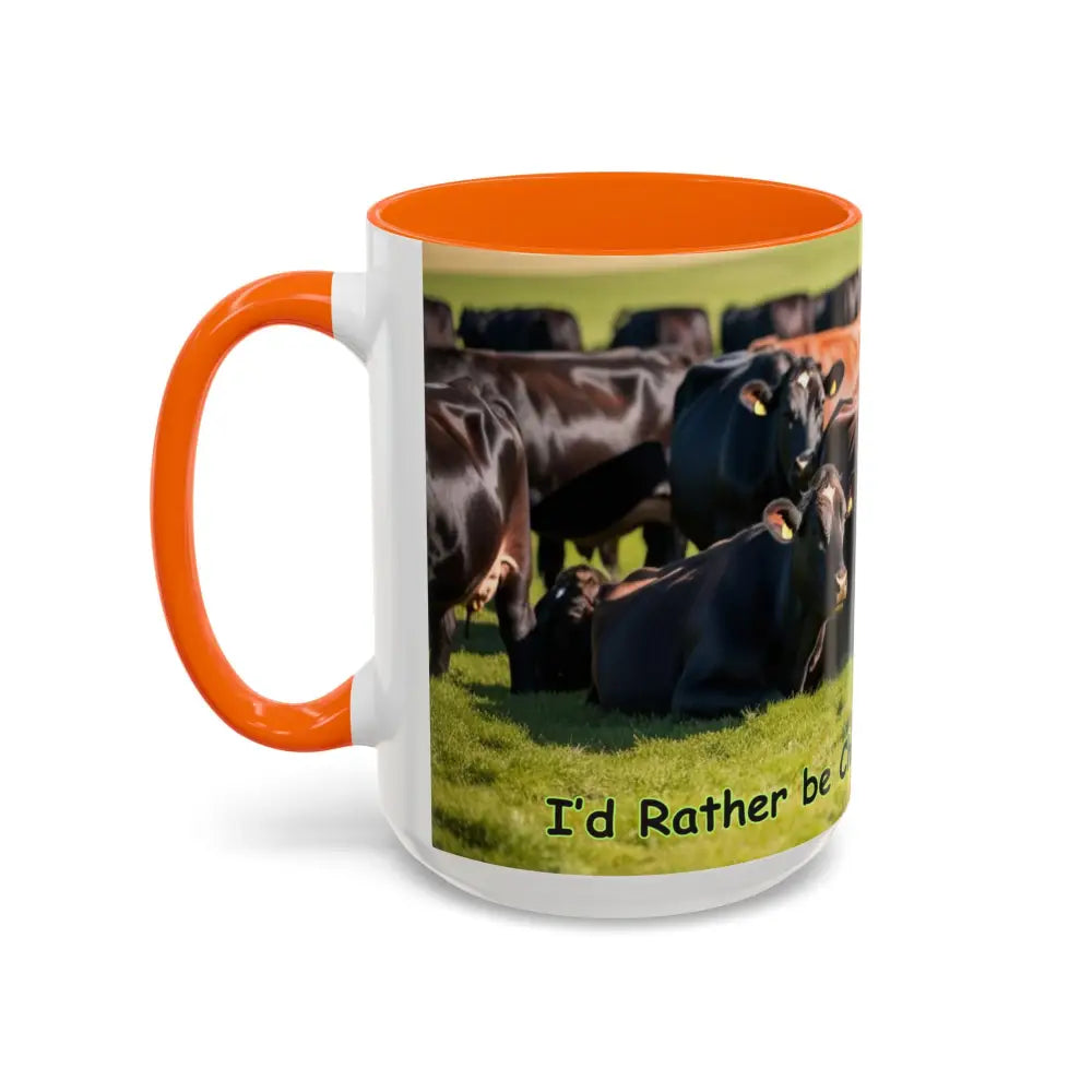 I love Cows Coffee Mug Chilling Cows Country Lifestyle Farm Gifts 15oz - Mug