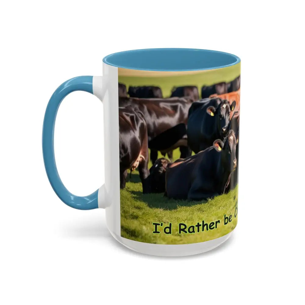 I love Cows Coffee Mug Chilling Cows Country Lifestyle Farm Gifts 15oz - Mug