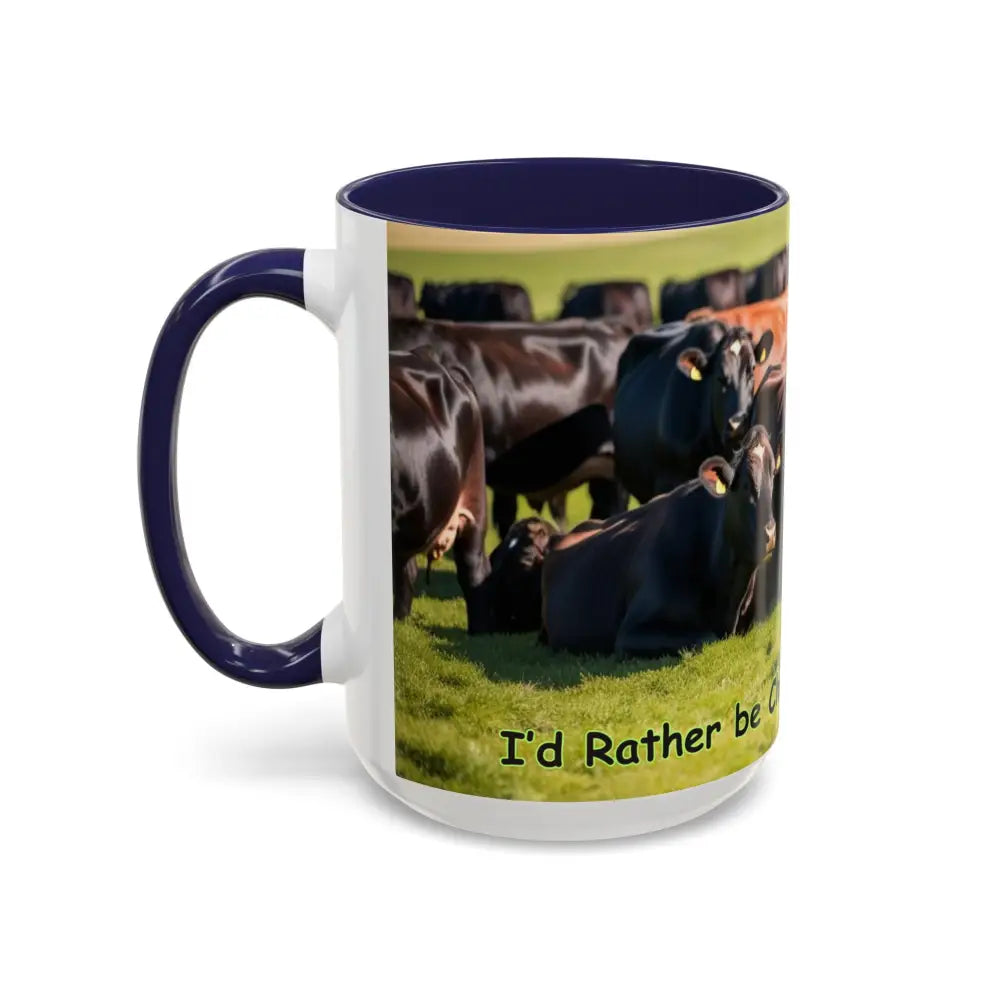 I love Cows Coffee Mug Chilling Cows Country Lifestyle Farm Gifts 15oz - Mug