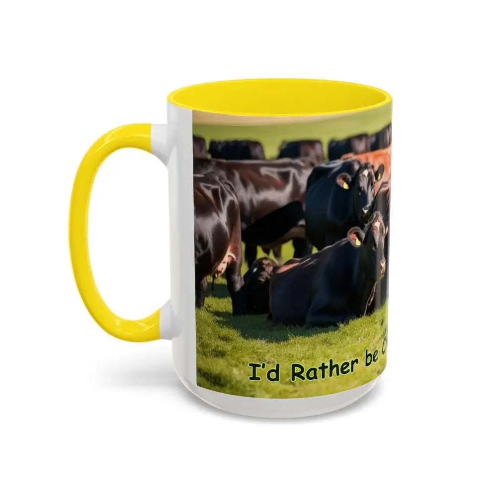 I love Cows Coffee Mug Chilling Cows Country Lifestyle Farm Gifts 15oz - Mug
