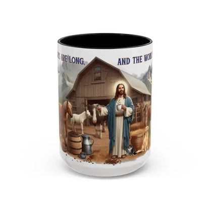 Inspirational Jesus Coffee Mug, Spiritual Motivational Gifts, 15oz - The Best New Thing