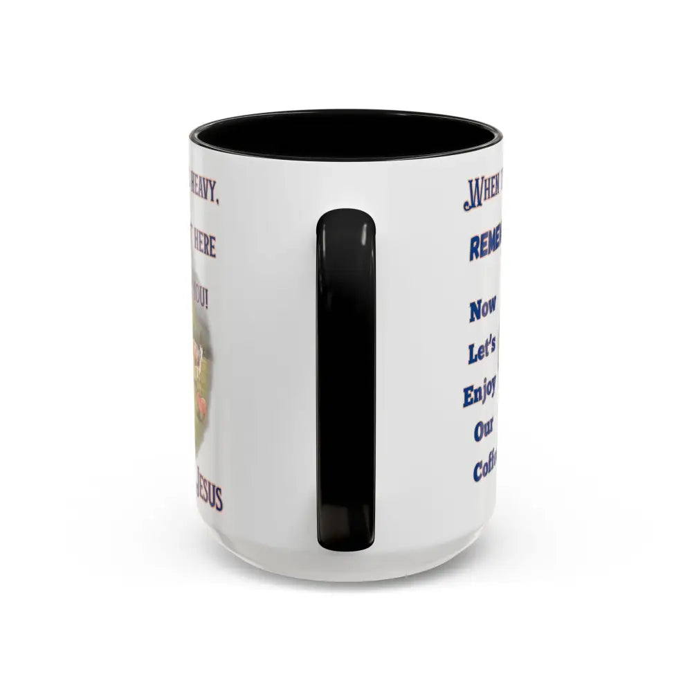 Inspirational Jesus Coffee Mug Uplifting Spiritual Motivational Gifts 15oz - Mugs