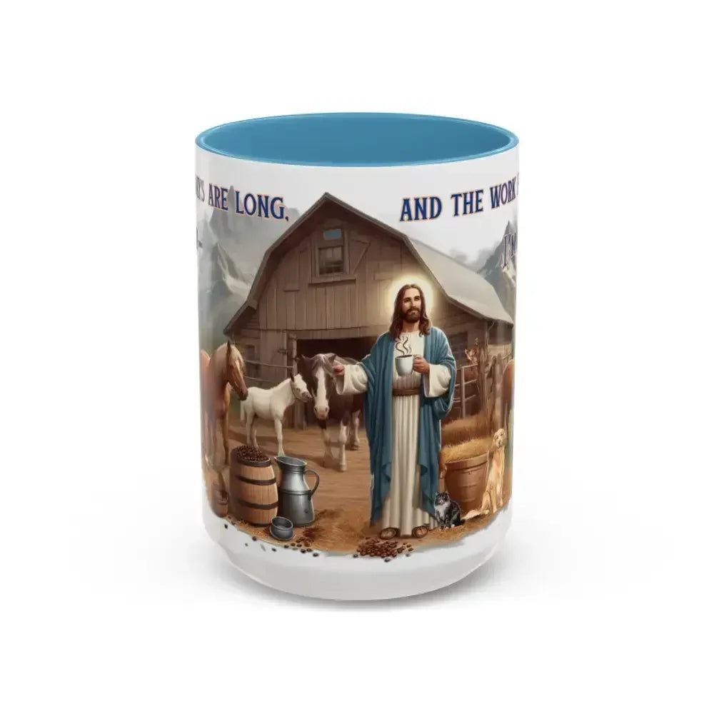 Inspirational Jesus Coffee Mug, Spiritual Motivational Gifts, 15oz - The Best New Thing