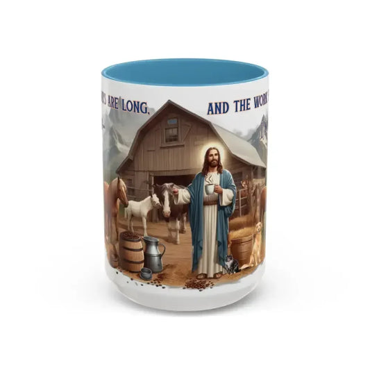 Inspirational Jesus Coffee Mug, Spiritual Motivational Gifts, 15oz - The Best New Thing