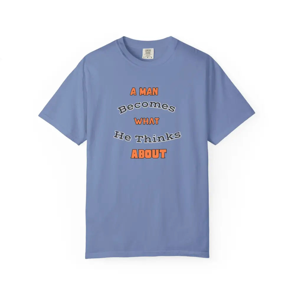 Inspirational Men’s T Shirt Western Apparel for Men Washed Denim / S T Shirt