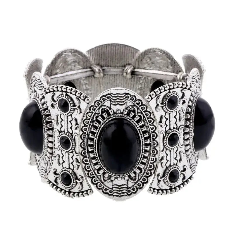 Western Fashion Bracelets Elastic Bracelets & Bangles Horse Lover Jewelry - Black - Jewelry