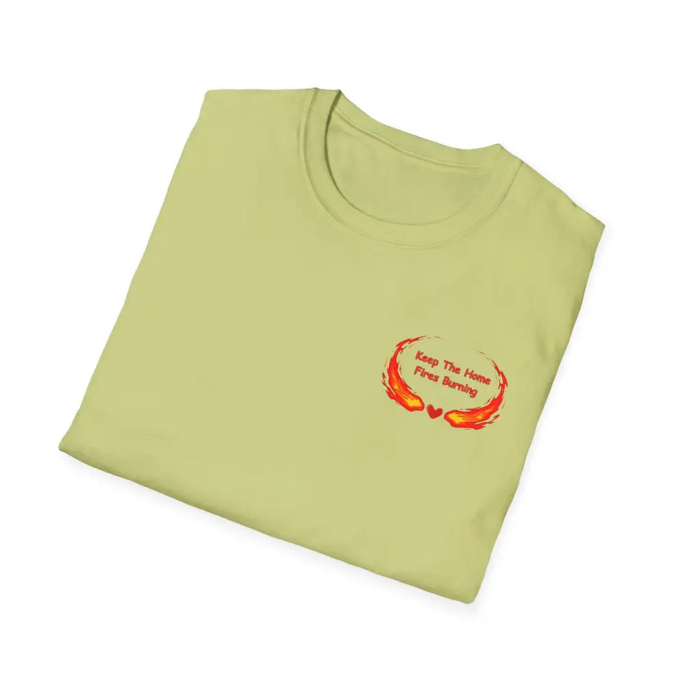 Love T-Shirt Anniversary Keep the Home Fires Burning Shirt Valentines Gift Romance Gift - T-Shirt