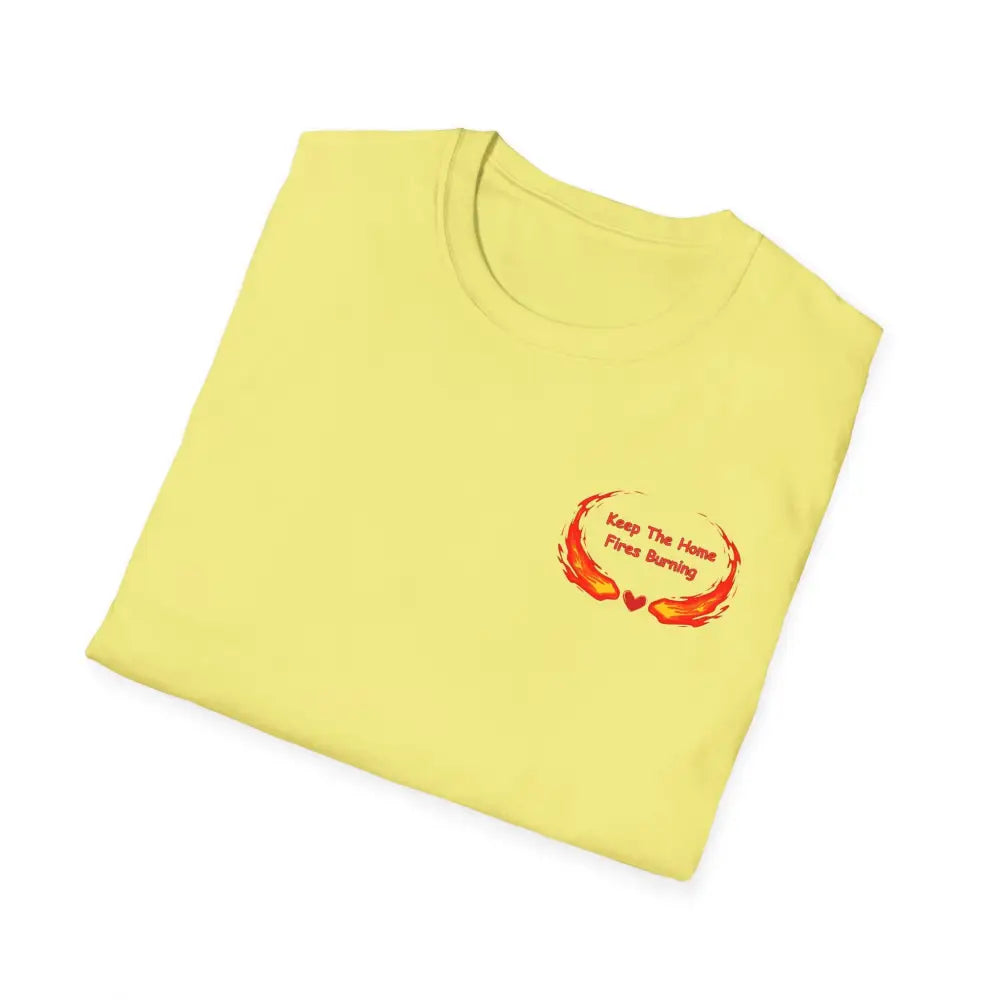 Love T-Shirt Anniversary Keep the Home Fires Burning Shirt Valentines Gift Romance Gift - T-Shirt