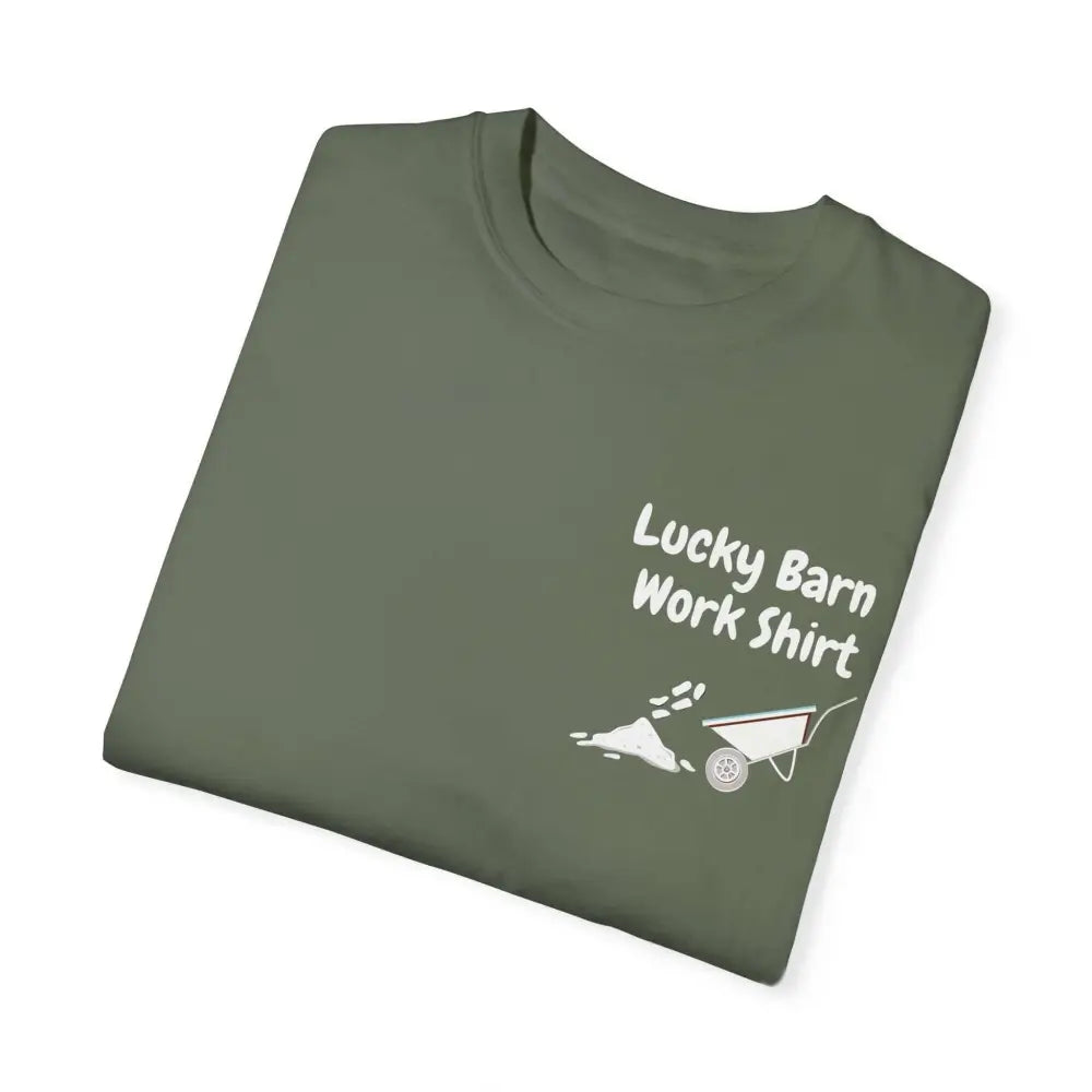 Lucky Barn Work T-shirt Farm and Rancher Work Tee Work Shirt - T-Shirt