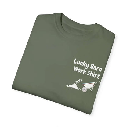 Lucky Barn Work T-shirt Farm and Rancher Work Tee Work Shirt - T-Shirt