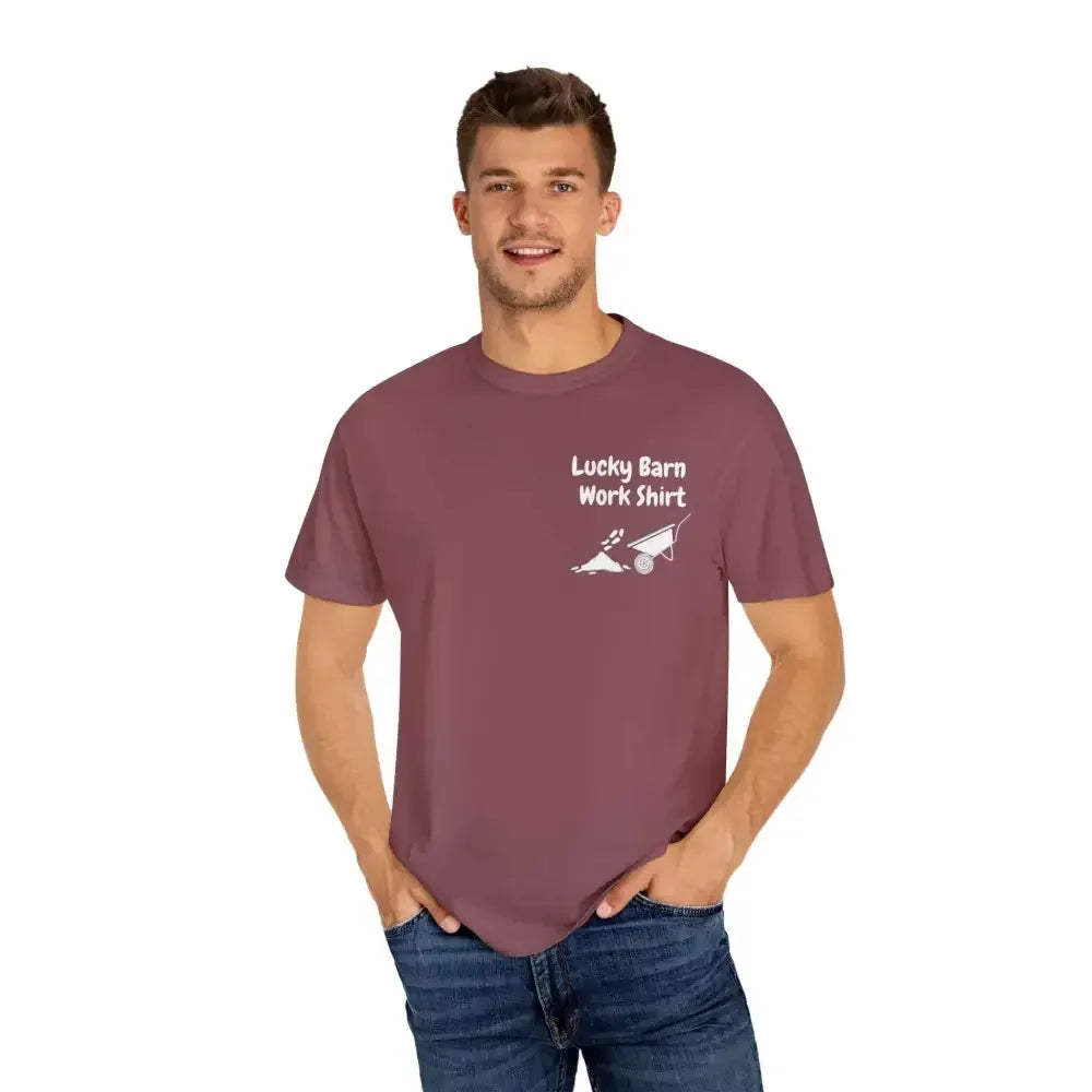 Lucky Barn Work T-shirt, Farm and Rancher Work Tee, Work Shirt - The Best New Thing