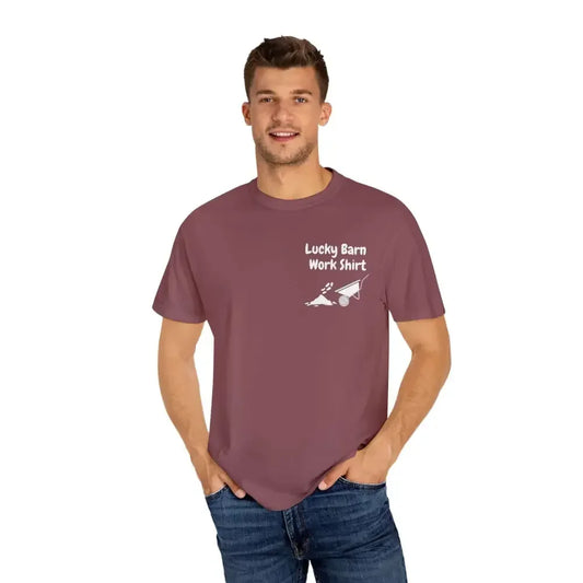 Lucky Barn Work T-shirt, Farm and Rancher Work Tee, Work Shirt - The Best New Thing