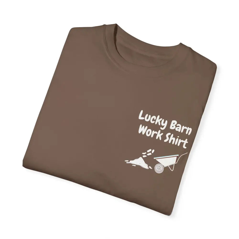 Lucky Barn Work T-shirt Farm and Rancher Work Tee Work Shirt - T-Shirt