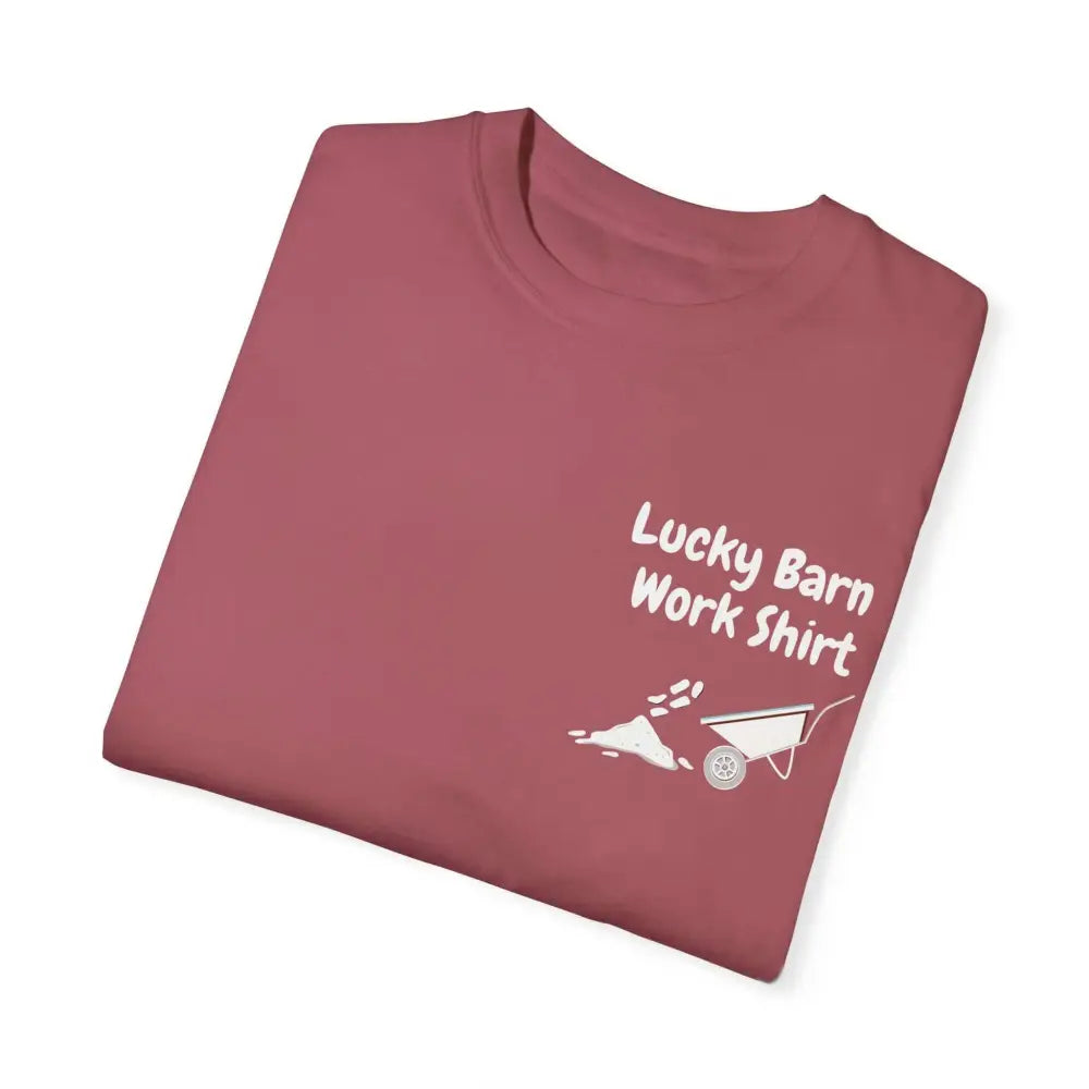 Lucky Barn Work T-shirt Farm and Rancher Work Tee Work Shirt - T-Shirt