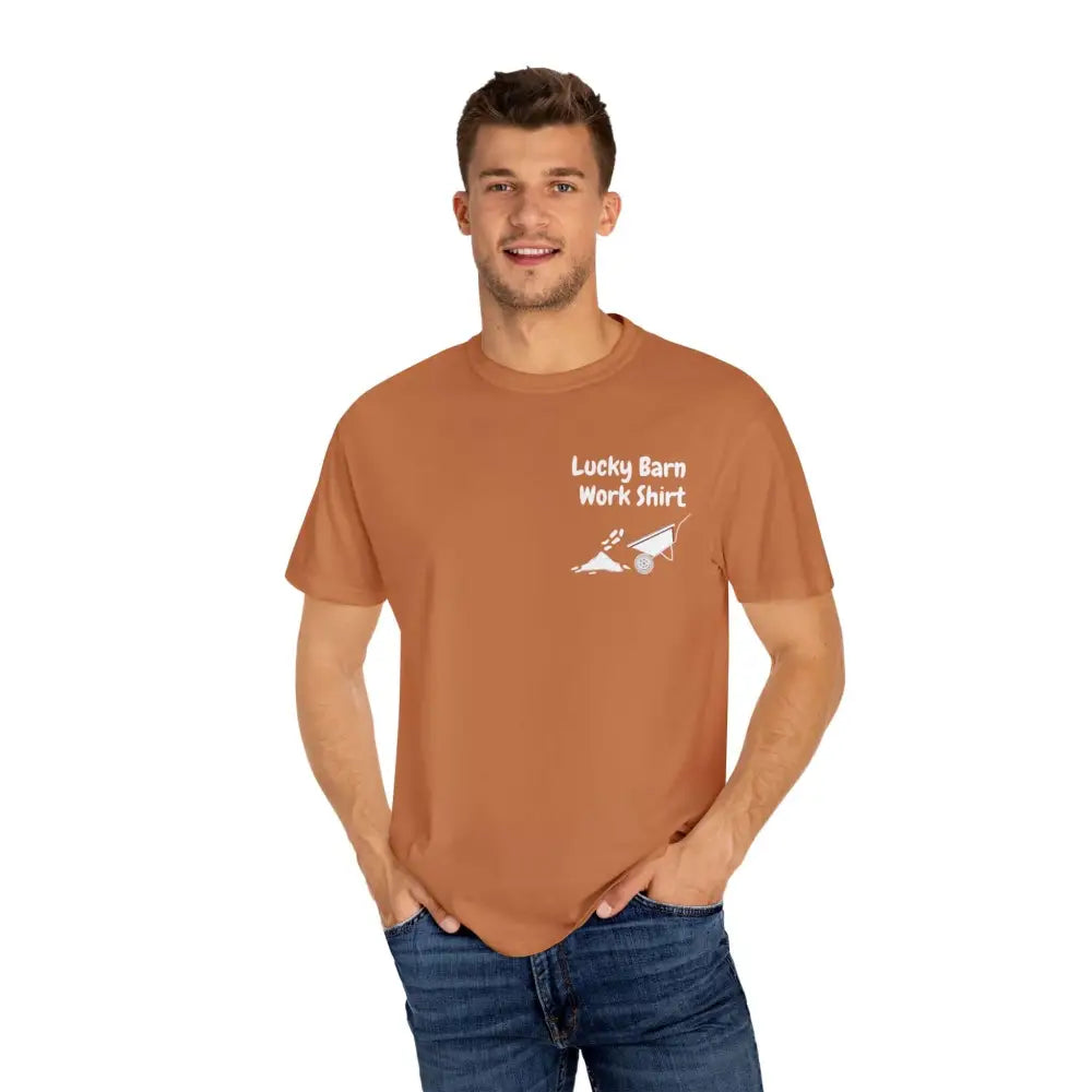 Lucky Barn Work T-shirt Farm and Rancher Work Tee Work Shirt - T-Shirt