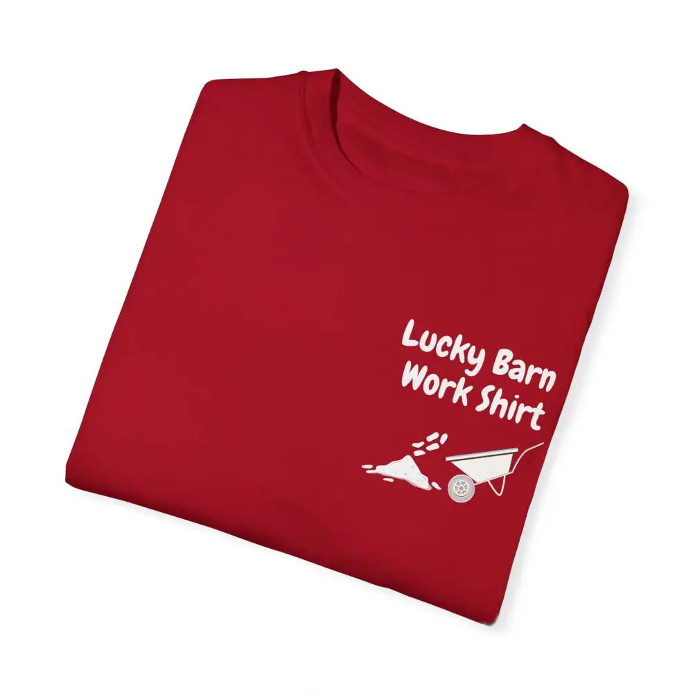 Lucky Barn Work T-shirt Farm and Rancher Work Tee Work Shirt - T-Shirt