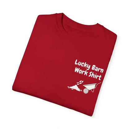 Lucky Barn Work T-shirt Farm and Rancher Work Tee Work Shirt - T-Shirt