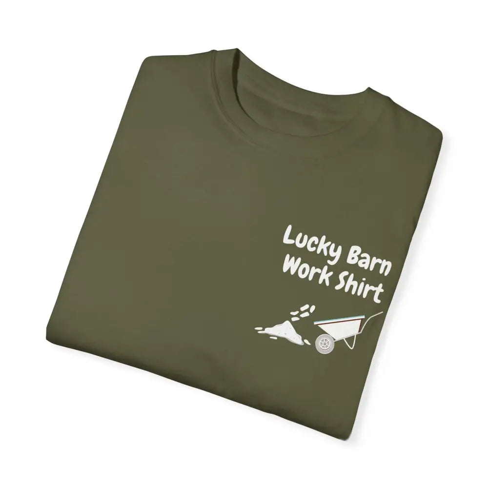 Lucky Barn Work T-shirt Farm and Rancher Work Tee Work Shirt - T-Shirt