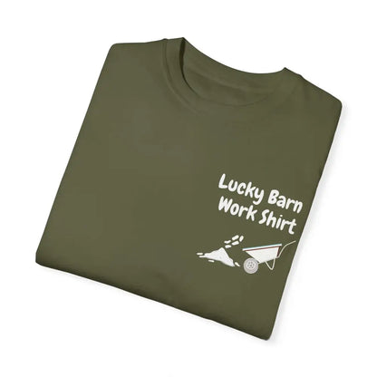 Lucky Barn Work T-shirt Farm and Rancher Work Tee Work Shirt - T-Shirt