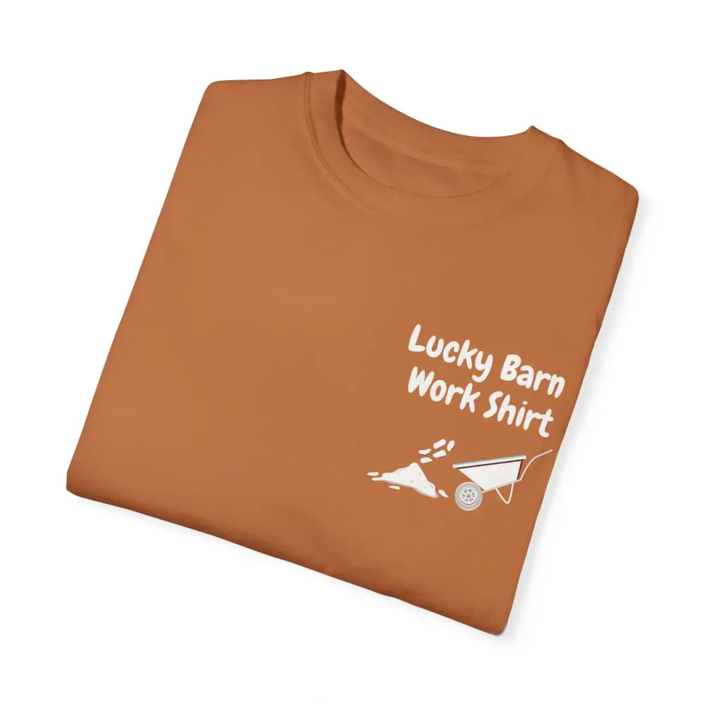 Lucky Barn Work T-shirt Farm and Rancher Work Tee Work Shirt - T-Shirt
