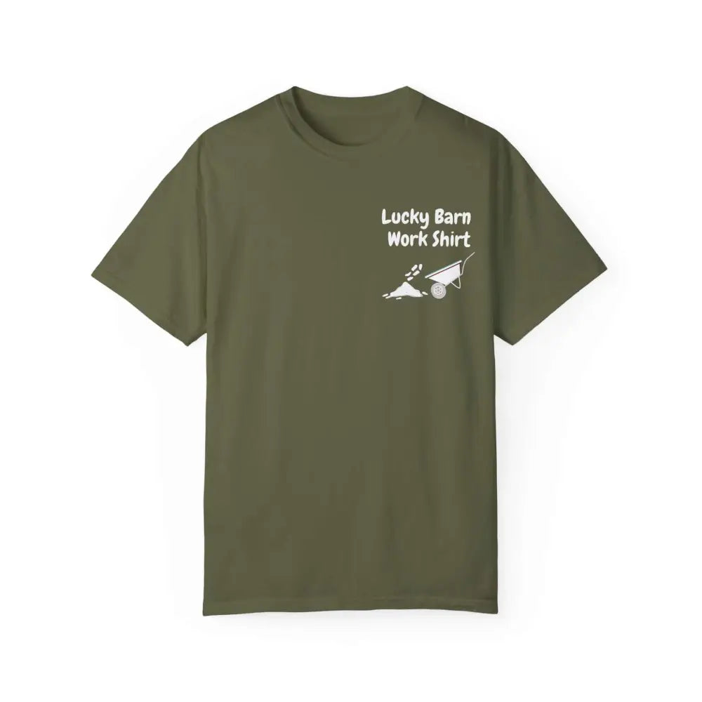 Lucky Barn Work T-shirt Farm and Rancher Work Tee Work Shirt - Hemp / S - T-Shirt