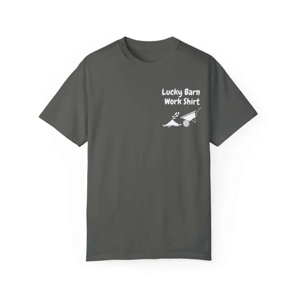 Lucky Barn Work T-shirt Farm and Rancher Work Tee Work Shirt - Pepper / S - T-Shirt