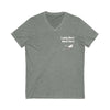 Lucky Barn Work T-Shirt V-Neck Jersey Short Sleeve Tee - Deep Heather / S - T-Shirt