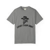 Lucky Farm Unisex T-shirt Vintage Style Tee Casual Outfit Gift for Farmers Boho Apparel Skull Graphic Shirt - Granite
