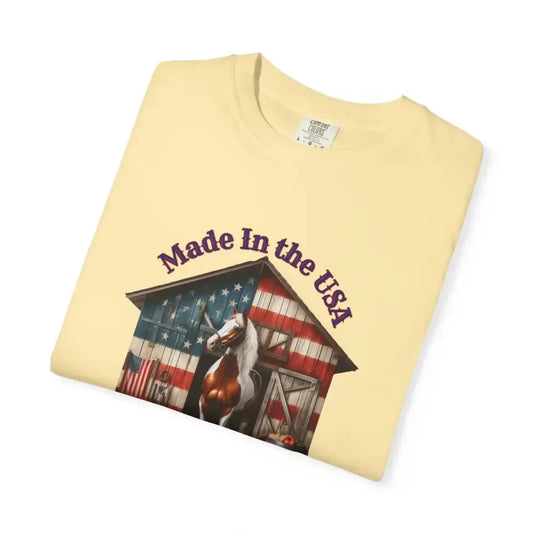 Horse Graphic T-Shirt, USA Patriotic Tee for Horse Lovers - The Best New Thing