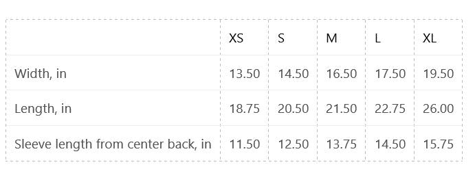 Clothing size chart for Youth Barrel Racing Tee Female Youth Barrel Racer T-Shirt