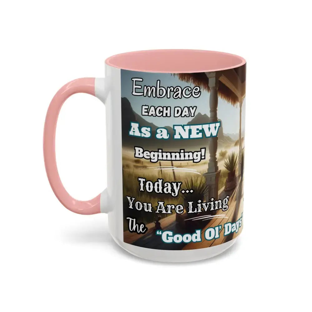 Morning Motivational Accent Coffee Mug - Perfect Pick Me Up Gift - Mugs