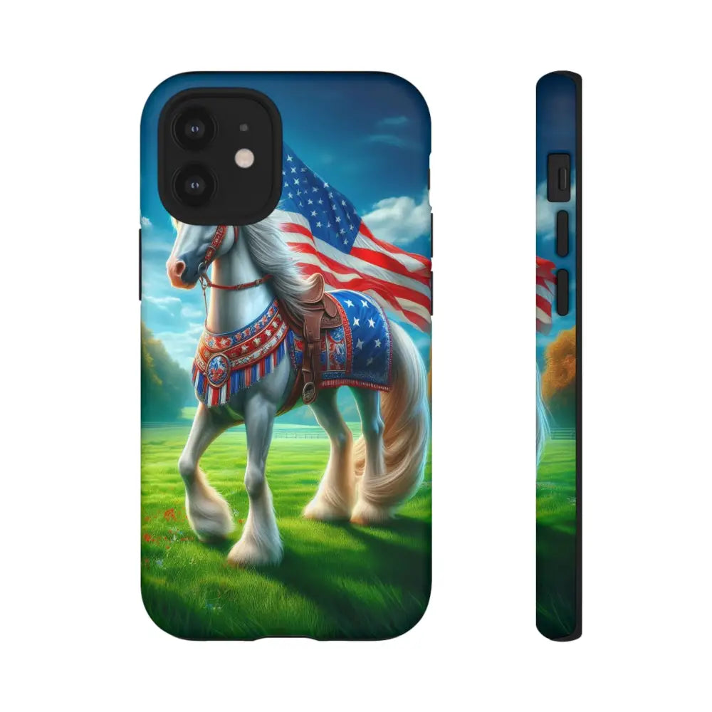 Patriotic iPhone Cell Phone Case Smart Phone Covers iPhone Tough Cases - iPhone 12 Mini / Matte - Phone Case