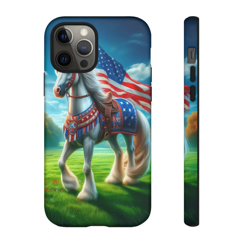 Patriotic iPhone Cell Phone Case Smart Phone Covers iPhone Tough Cases iPhone 12 Pro / Matte Phone Case