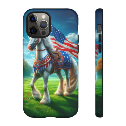 Patriotic iPhone Cell Phone Case Smart Phone Covers iPhone Tough Cases - iPhone 12 Pro / Matte - Phone Case