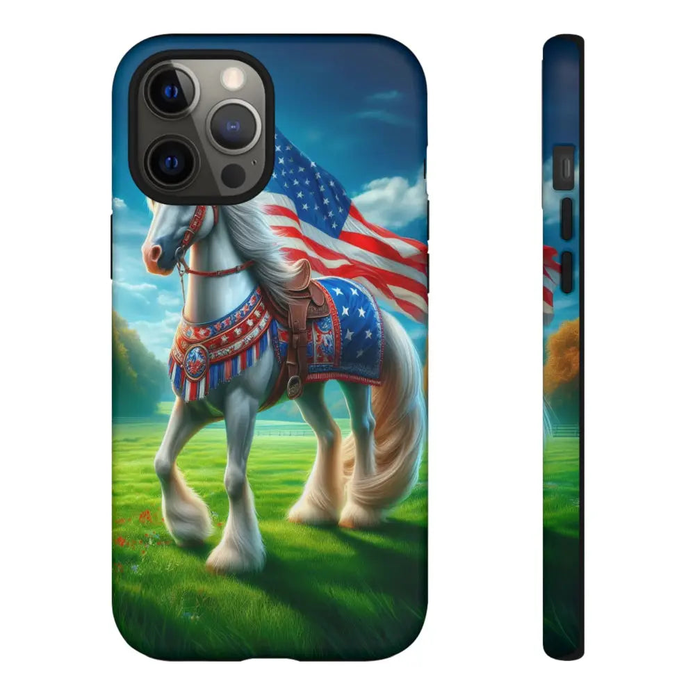 Patriotic iPhone Cell Phone Case Smart Phone Covers iPhone Tough Cases iPhone 12 Pro Max / Matte Phone Case